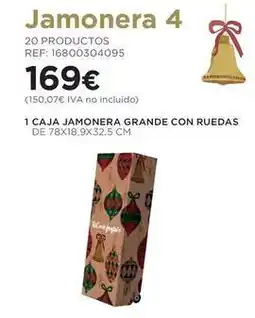 El Corte Inglés Jamonera 4 oferta