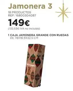 El Corte Inglés Jamonera 3 oferta