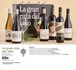 El Corte Inglés Cristal - la gran ruta del vino oferta