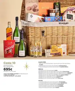 El Corte Inglés Johnnie walker - cesta 10 oferta