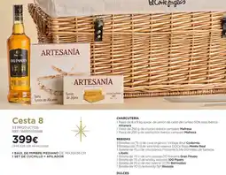 El Corte Inglés 100 pipers - cesta 8 oferta