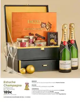 El Corte Inglés Lacasa - estuche champagne oferta