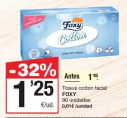 SPAR Fragadis Foxy tissue cotton facial oferta