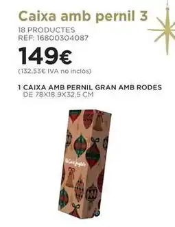 El Corte Inglés Caixa amb pernil 3 oferta