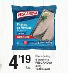 SPAR Fragadis Pescanova - filets de merluza d'argentina oferta