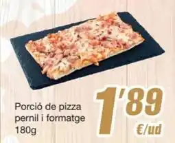 SPAR Fragadis Porcio de pizza pernil i formatge oferta