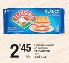 SPAR Fragadis El caserío - formatge clàssic en llenques oferta