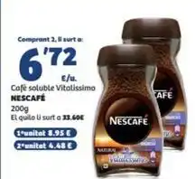 SPAR Fragadis Nescafé - cafè soluble vitalissimo oferta