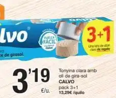 SPAR Fragadis Calvo - tonyina clara amb oli de gira-sol oferta