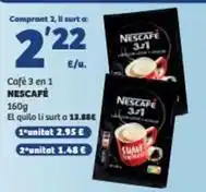 SPAR Fragadis Nescafé - cfofè 3 en 1 oferta