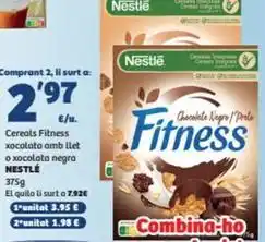 SPAR Fragadis Nestlé - cereals fitness xocolata amb llet o xocolata negra oferta