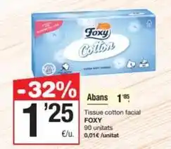 SPAR Fragadis Foxy - tissue cotton facial oferta