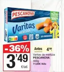 SPAR Fragadis Pescanova - varitas de merluza oferta