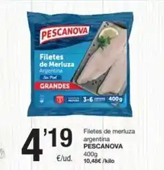 SPAR Fragadis Pescanova - filetes de merluza argentina oferta