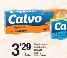 SPAR Fragadis Calvo - mejillones en escabeche oferta