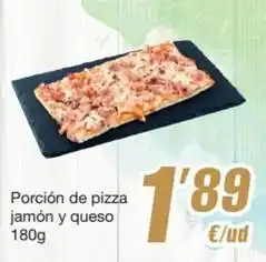 SPAR Fragadis Porcion de pizza jamon y queso oferta