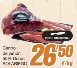 SPAR Fragadis Solar viejo - centro de jamon 50% duroc oferta