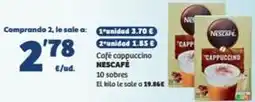 SPAR Fragadis Nescafé - café cappuccino 10 sobres oferta