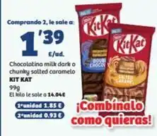 SPAR Fragadis Kit kat - chocolatina milk dark o chunky salted caramelo oferta