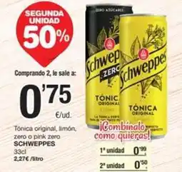 SPAR Fragadis Schweppes - tónica original oferta