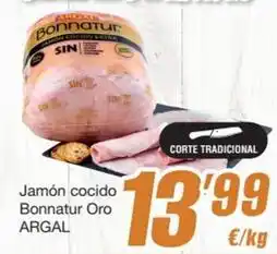 SPAR Fragadis Argal - jamon cocido bonnatur oro oferta