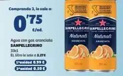SPAR Fragadis San pellegrino - agua con gas aranciata oferta