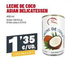 AhorraMas Delicatessen - leche de coco oferta