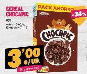 AhorraMas Nestlé - cereal chocapic oferta