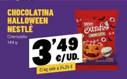 AhorraMas Nestlé - chocolatina halloween oferta