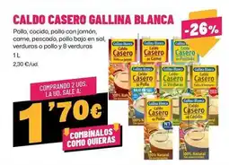 AhorraMas Gallina blanca - caldo casero oferta
