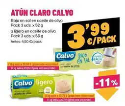 AhorraMas Calvo - atun claro oferta