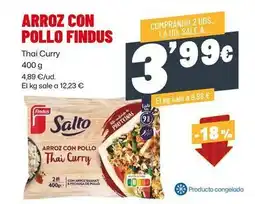AhorraMas Findus - arroz con pollo oferta