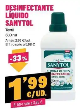 AhorraMas Sanytol - desinfectante líquido oferta