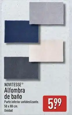ALDI Novitesse - alfombra de bano oferta