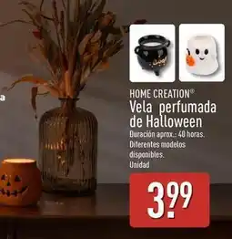 ALDI Home creation - vela perfumada de halloween oferta