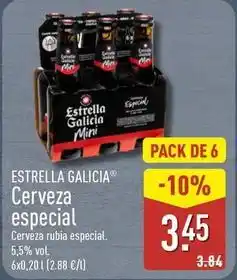 ALDI Estrella galicia - cerveza especial oferta