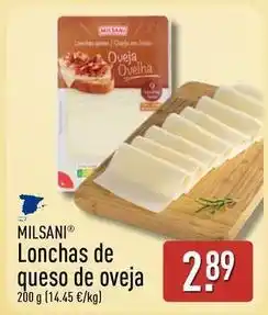 ALDI Milsani - lonchas de queso de oveja oferta