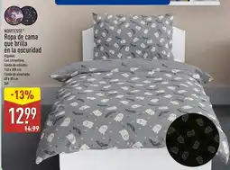 ALDI Novitesse - ropa de cama que brilla en la oscuridad oferta