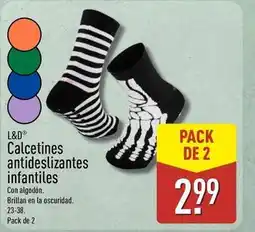 ALDI L&d - calcetines antideslizantes infantiles oferta