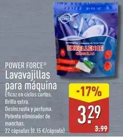 ALDI Power force - lavavajillas para maquina oferta