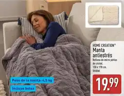 ALDI Home creation - manta antiestres oferta