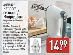 ALDI Ambiano - batidora de mano/minipicadora oferta