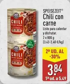 ALDI Speisezeit - chili con carne oferta