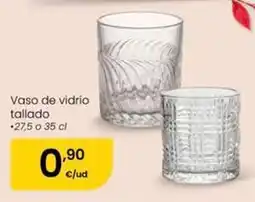 Eroski Vaso de vidrio oferta