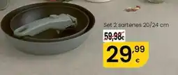 Eroski Set 2 sartenes oferta