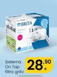 Eroski Brita - sistema on tap filtro grifo oferta