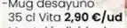 Eroski Mug desayuno vita oferta