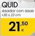 Eroski Quid - asador con asas ébano oferta