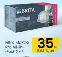 Eroski Brita - filtro maxtra pro all-in-1 oferta