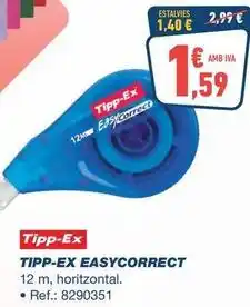 Bureau Vallée Tipp-ex - tipp-ex easycorrect oferta